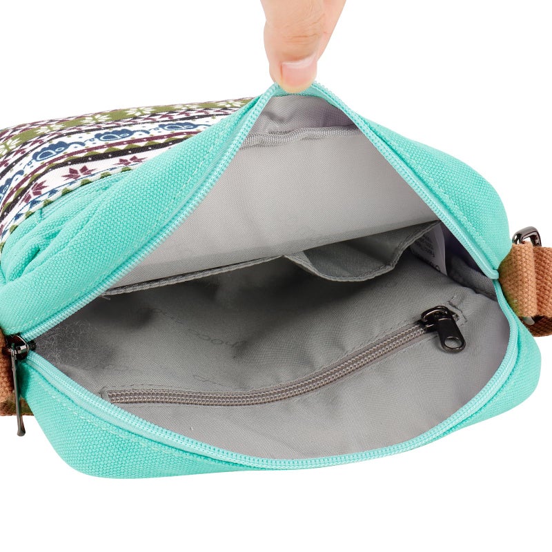 Choco Mocha Girls Purses Age 8-10, Purse for Girls 6-8 10-12 Girl Crossbody Bag for Kids 8-12 Teen Messenger Bag Christmas Giftsï¼ŒTeal Elephants - Image 5